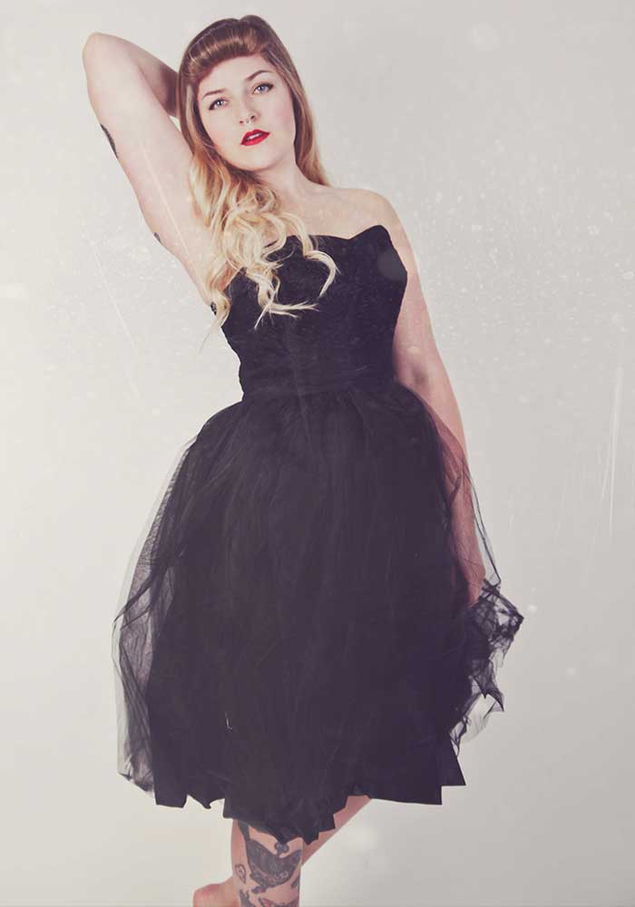 Rockabilly Black Dress