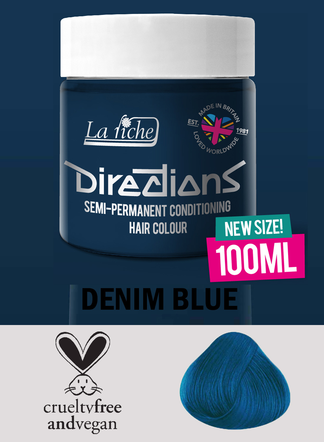 Directions Hair Colour Denim Blue