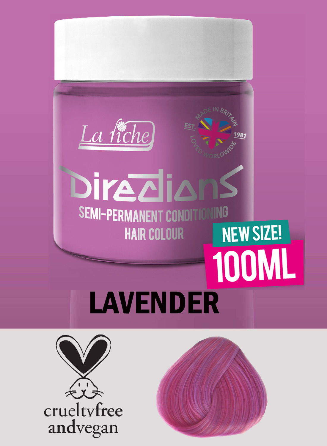 Directions Hair Colour Lavender