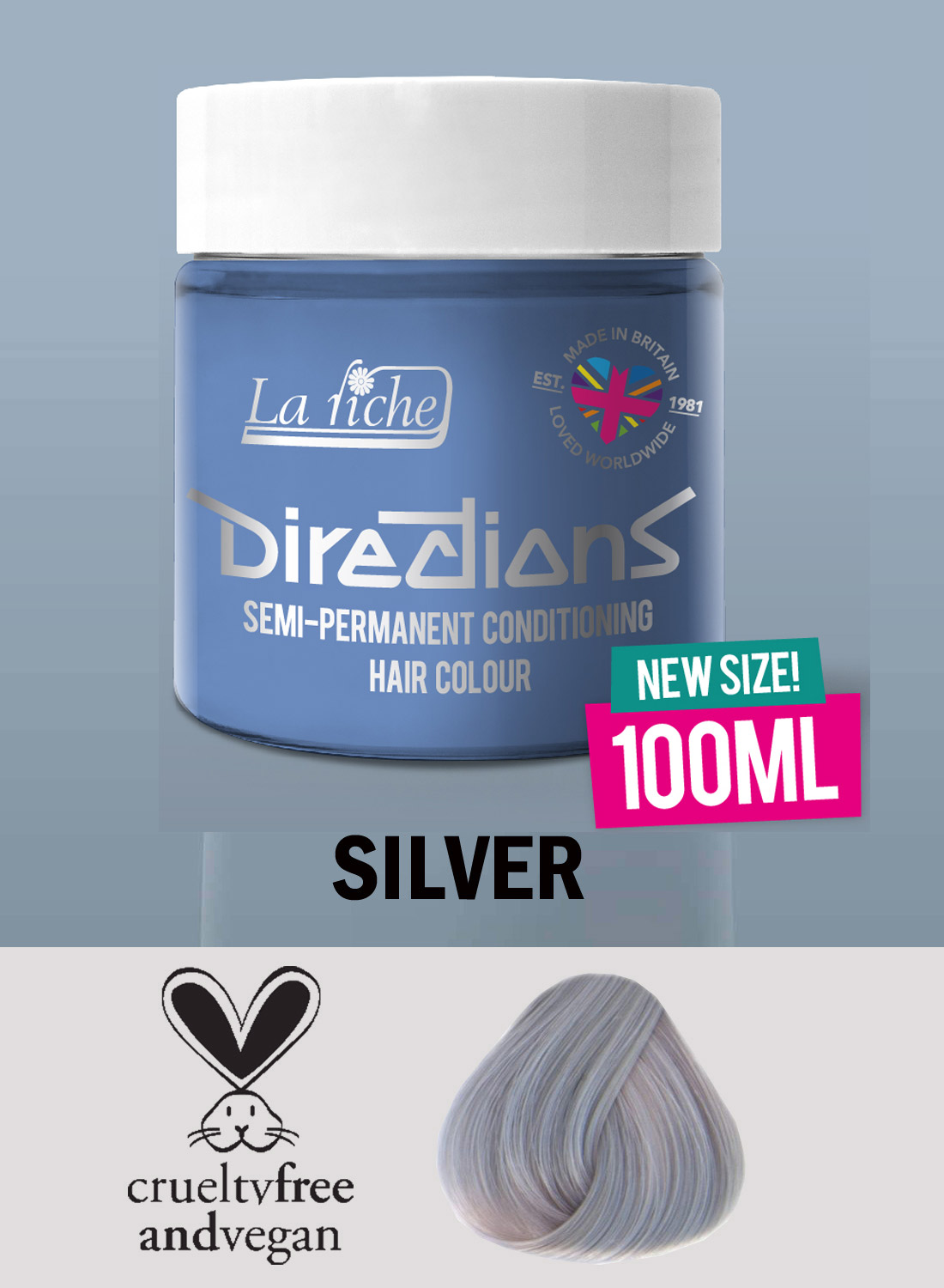 Directions Hair Colour Silver