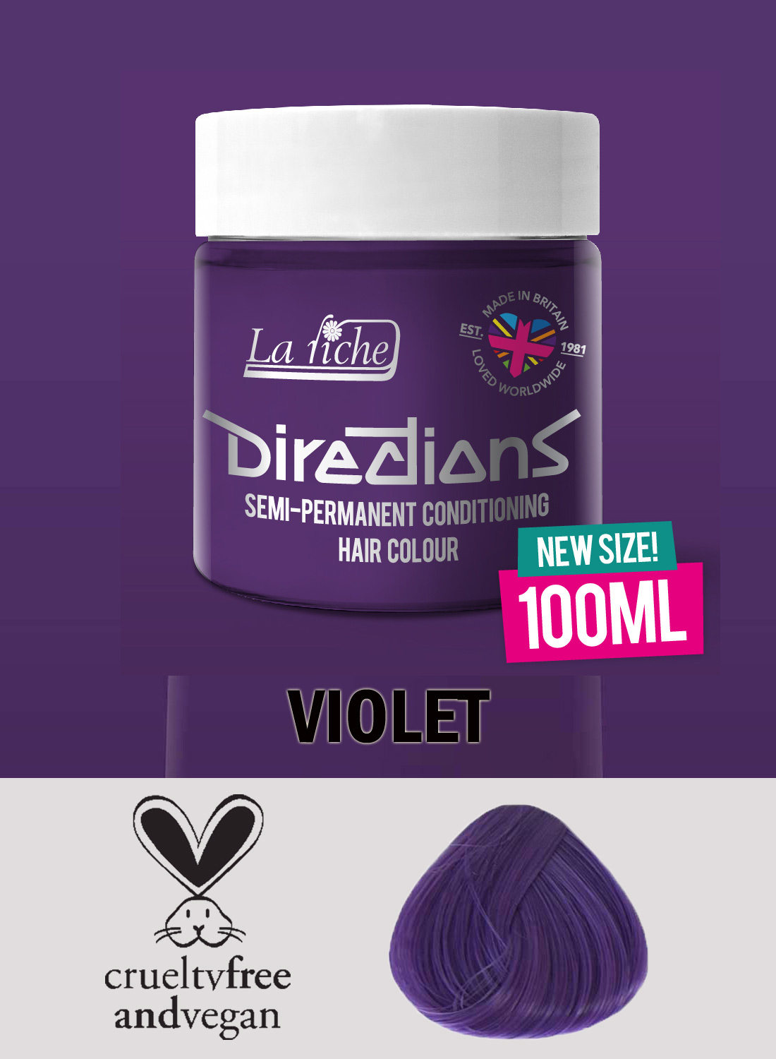 Directions Hair Colour Violet