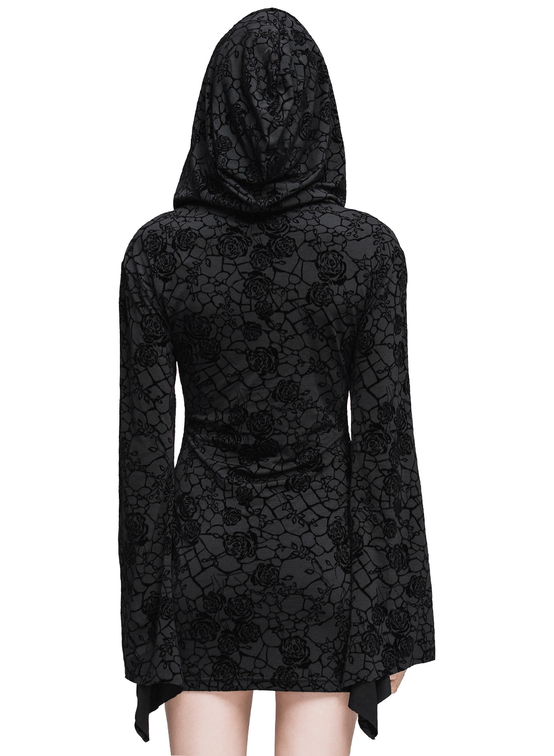 VAMPIRE ROSE HOOD/KLÄNNING – Bild 2