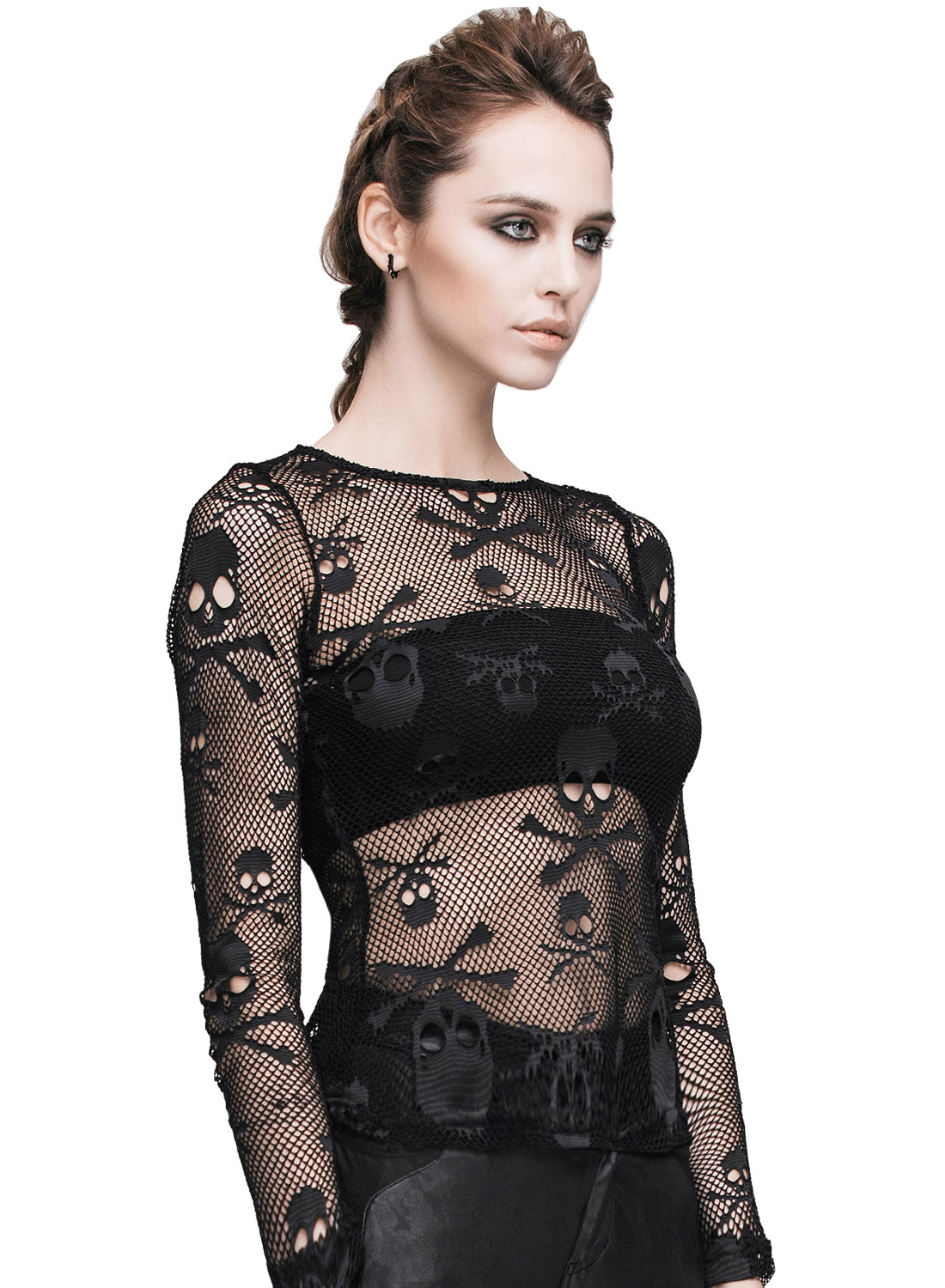 Skeletor Fishnet Top – Bild 2