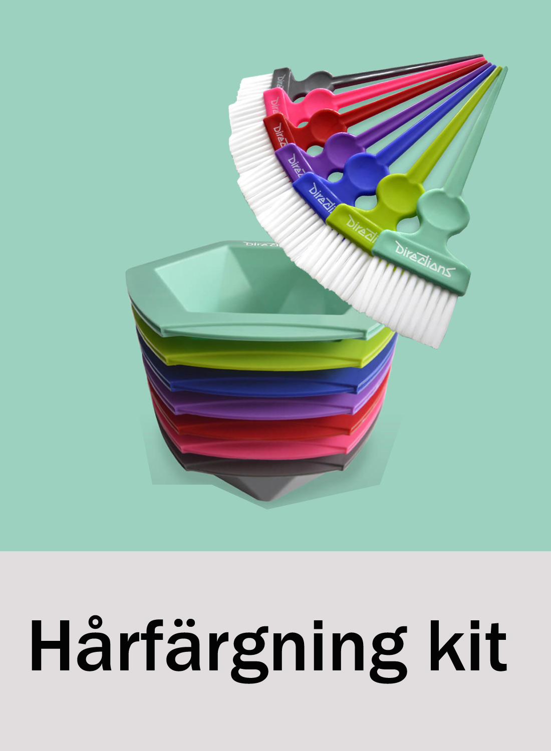 Directions Hair dye tool kit