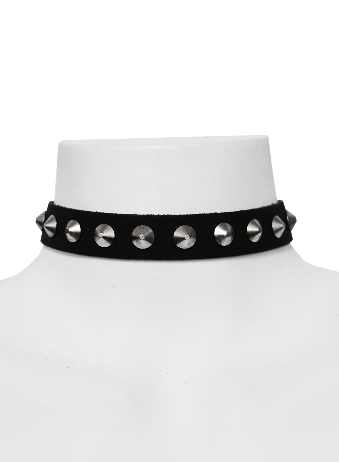 1 Row Con Stud Leather Choker