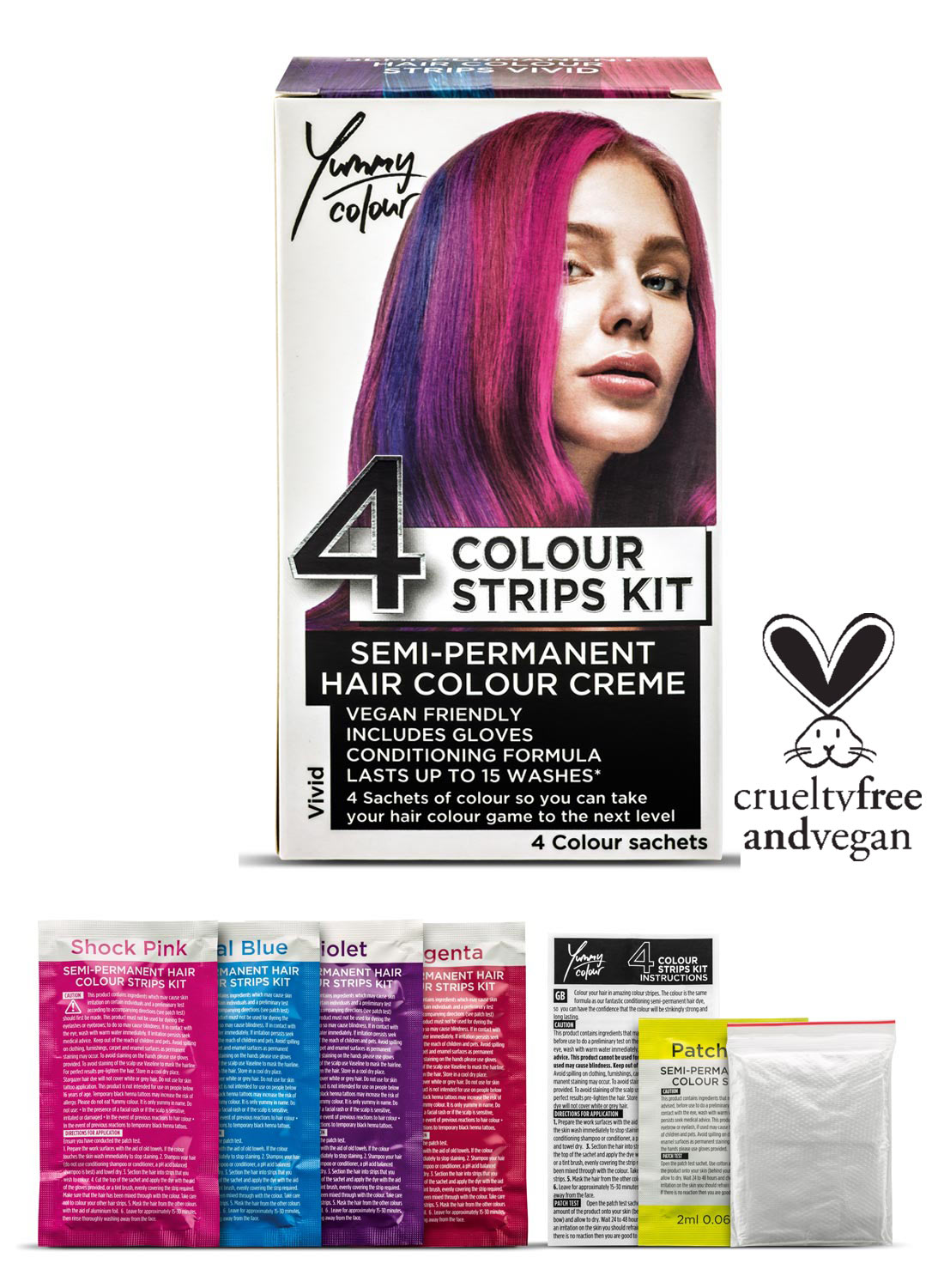 Stargazer Yummy 4 Colour Kit Vivid – Bild 2