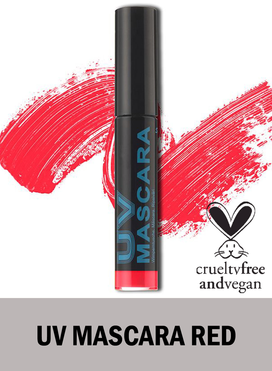 Stargazer UV Mascara Red