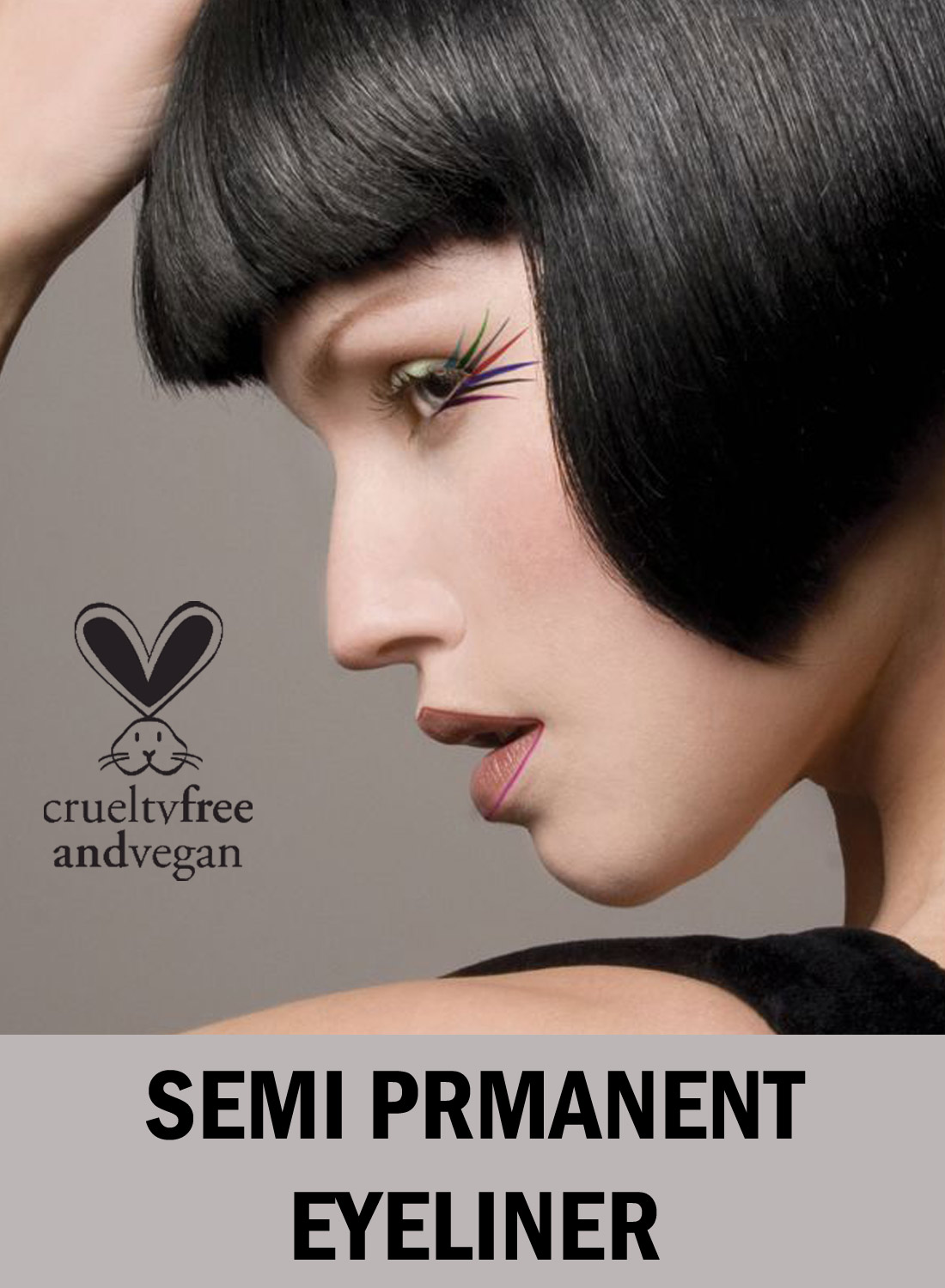 Semi Permanent Eye Liner Violet – Bild 2
