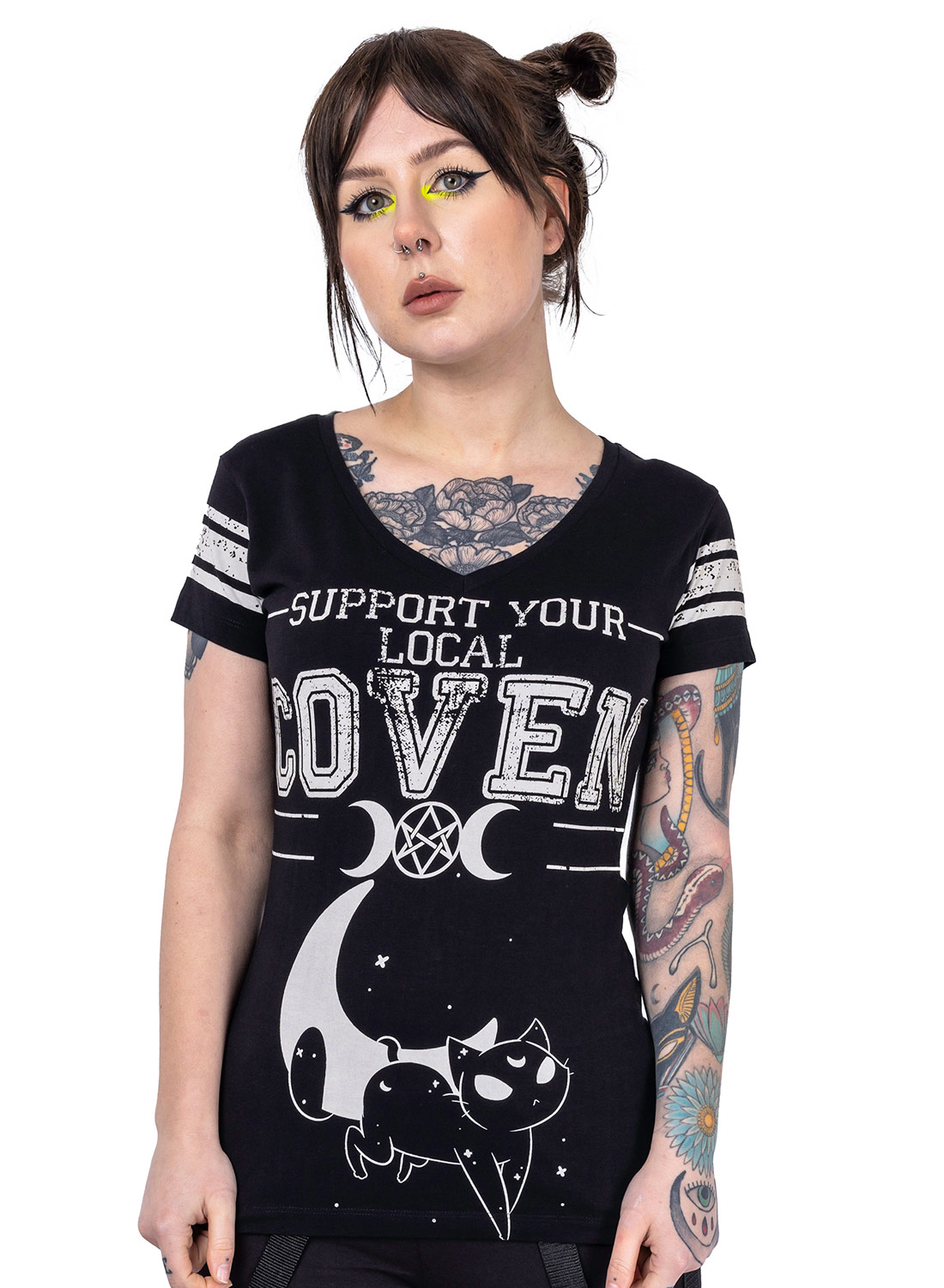 Moon Cat Varsety Tee