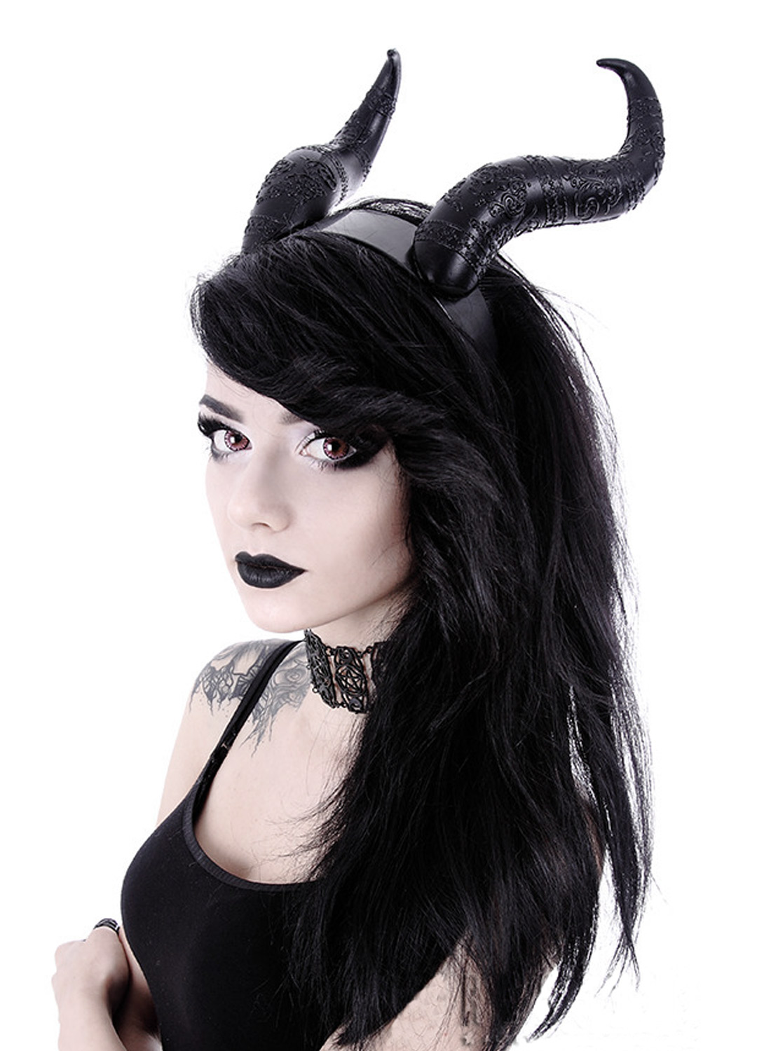 Gothic Evil Horns