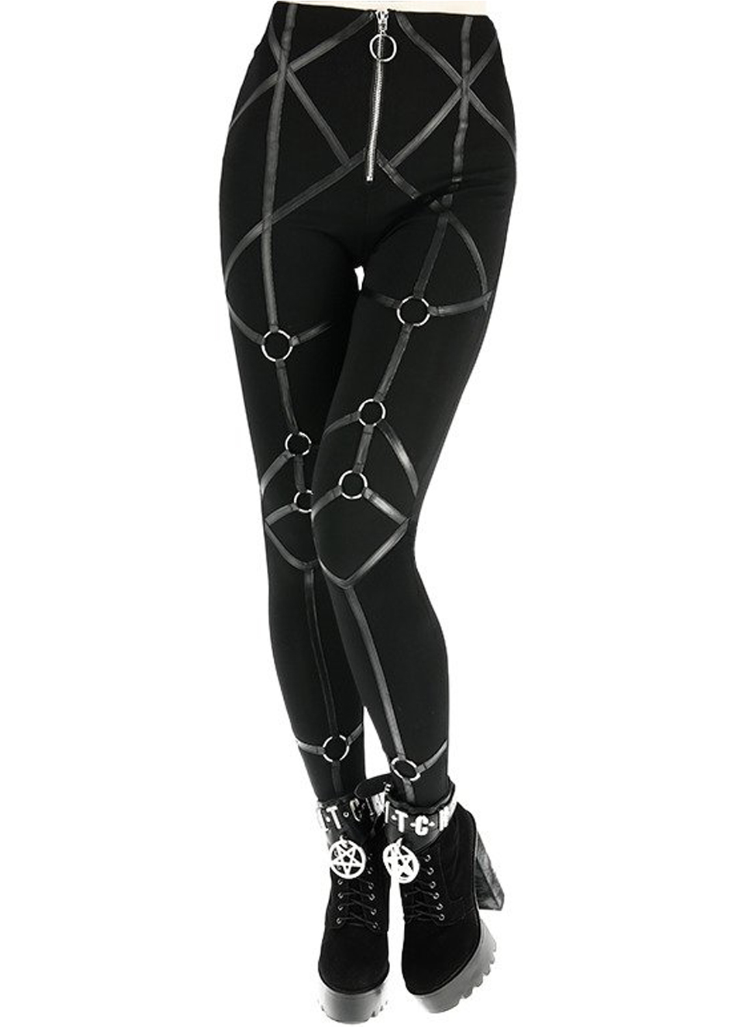 Restyle Geometric Harness Leggings|
