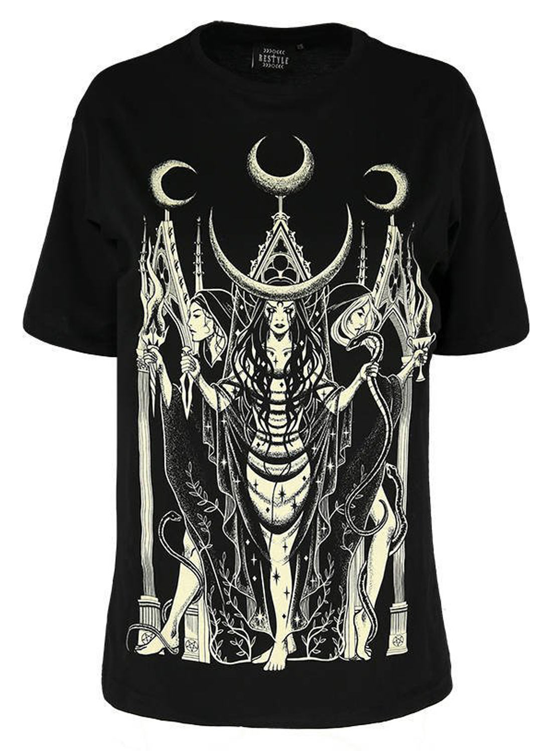 estyle Goddess Hecate Oversized T-shirt