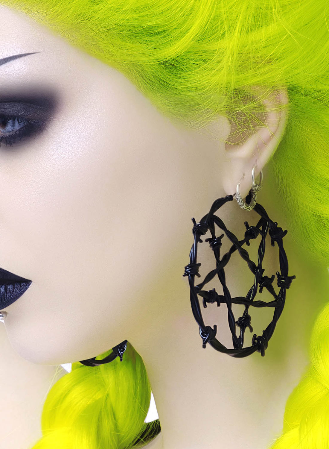 Killstar Life's A Witch Earrings Black.