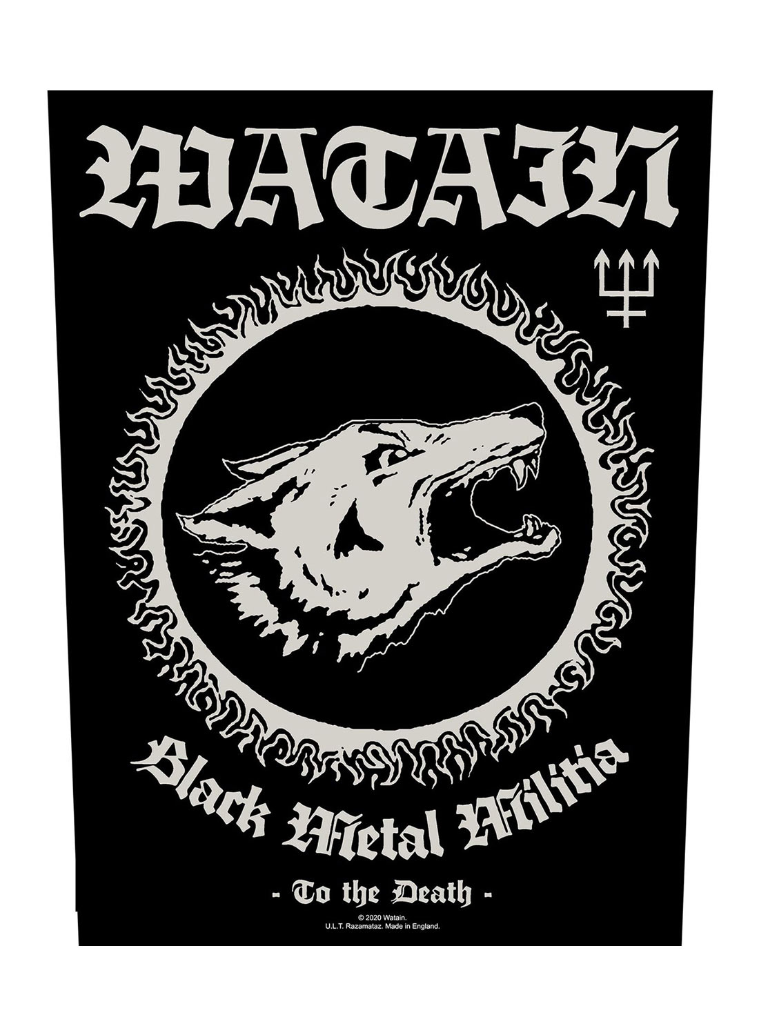 Watain Metal Militia Back Patch