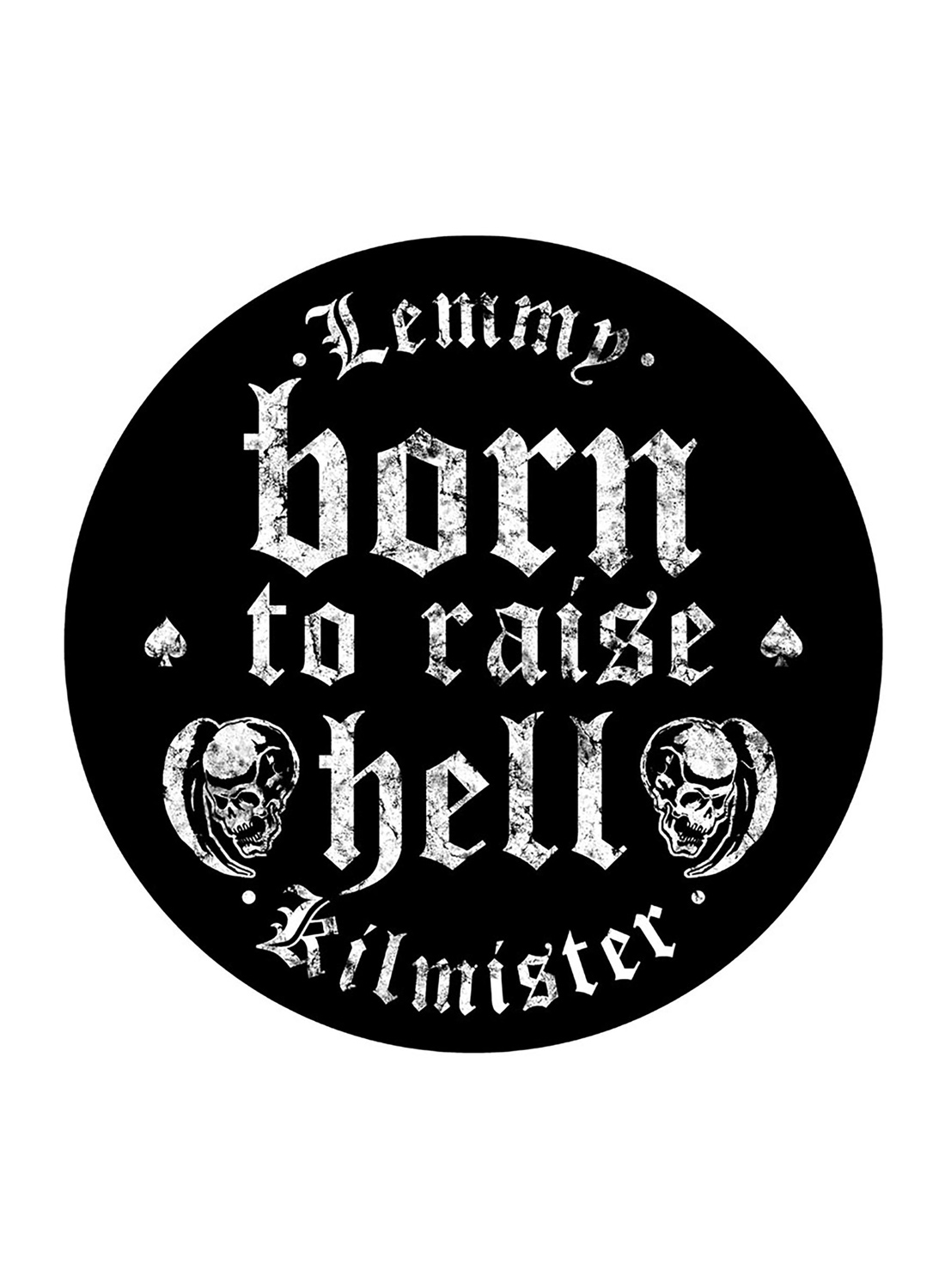 Lemmy Born to Raise Hell Back Patch
