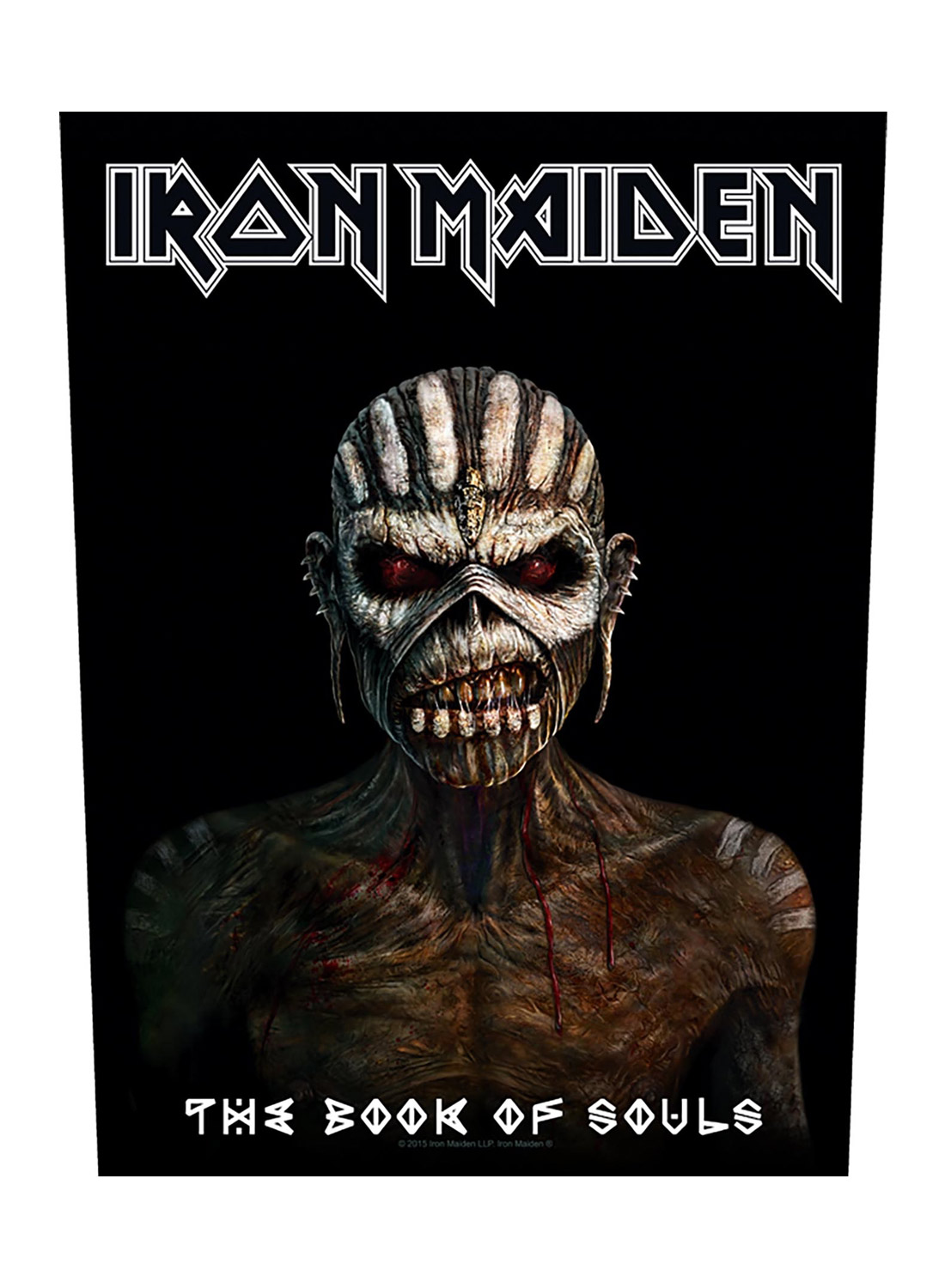 Iron Maiden Book Of Souls Back Patch