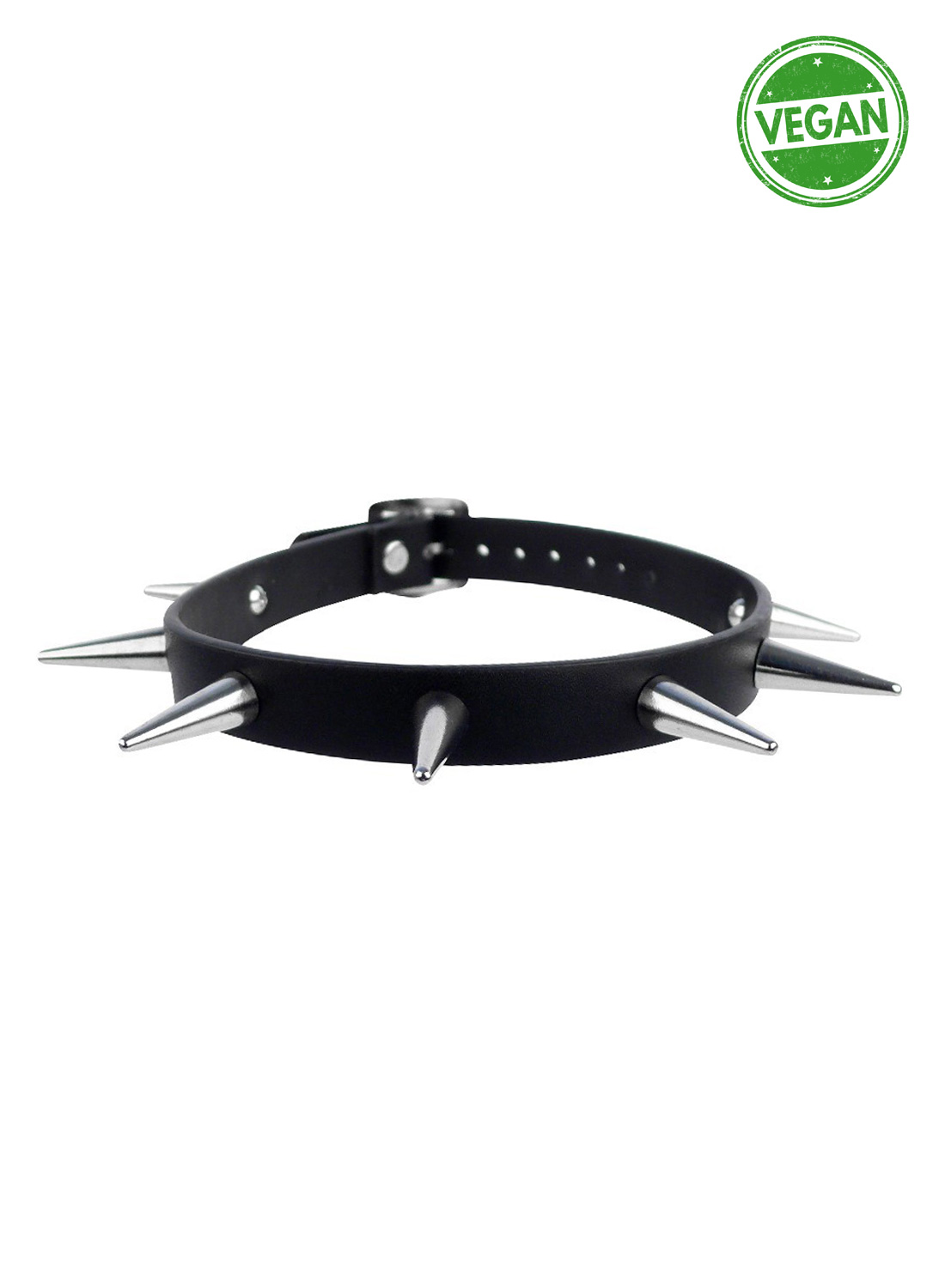 1 Row Con Long Stud Vegan Choker