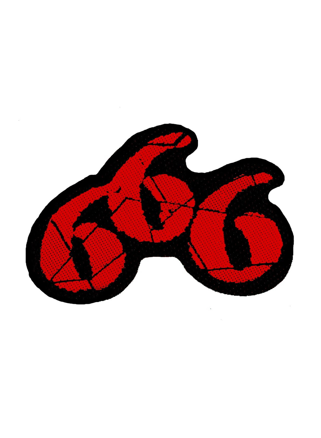 666 Cut-Out Patch