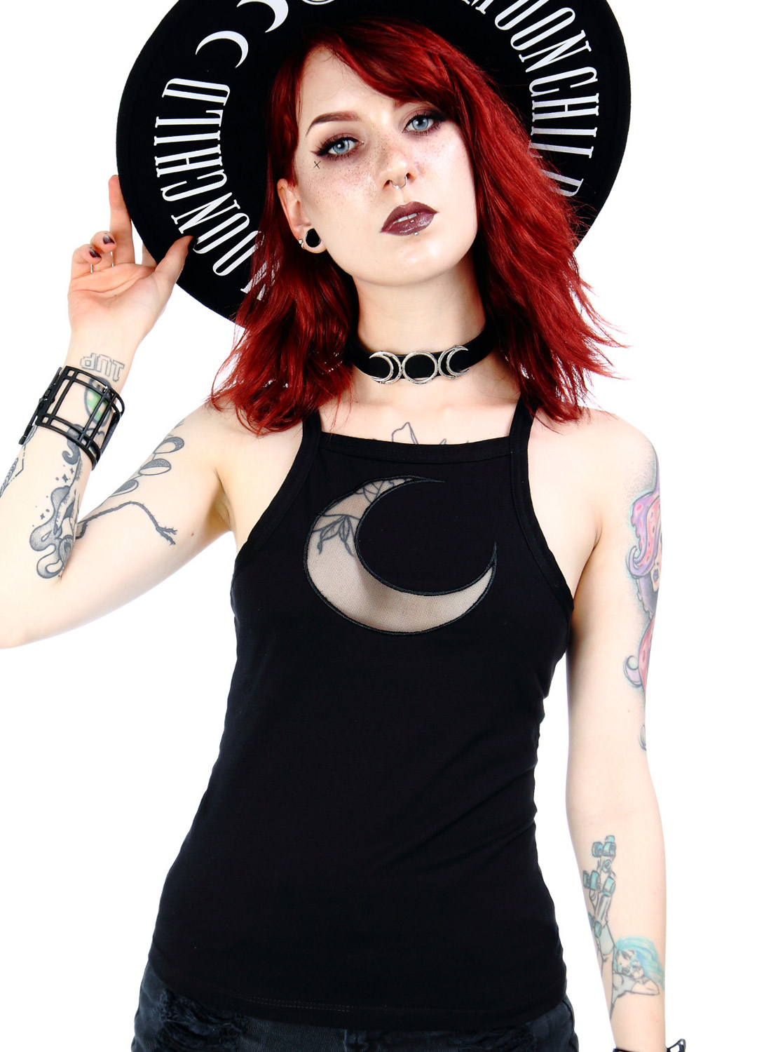 Mesh Moon Top
