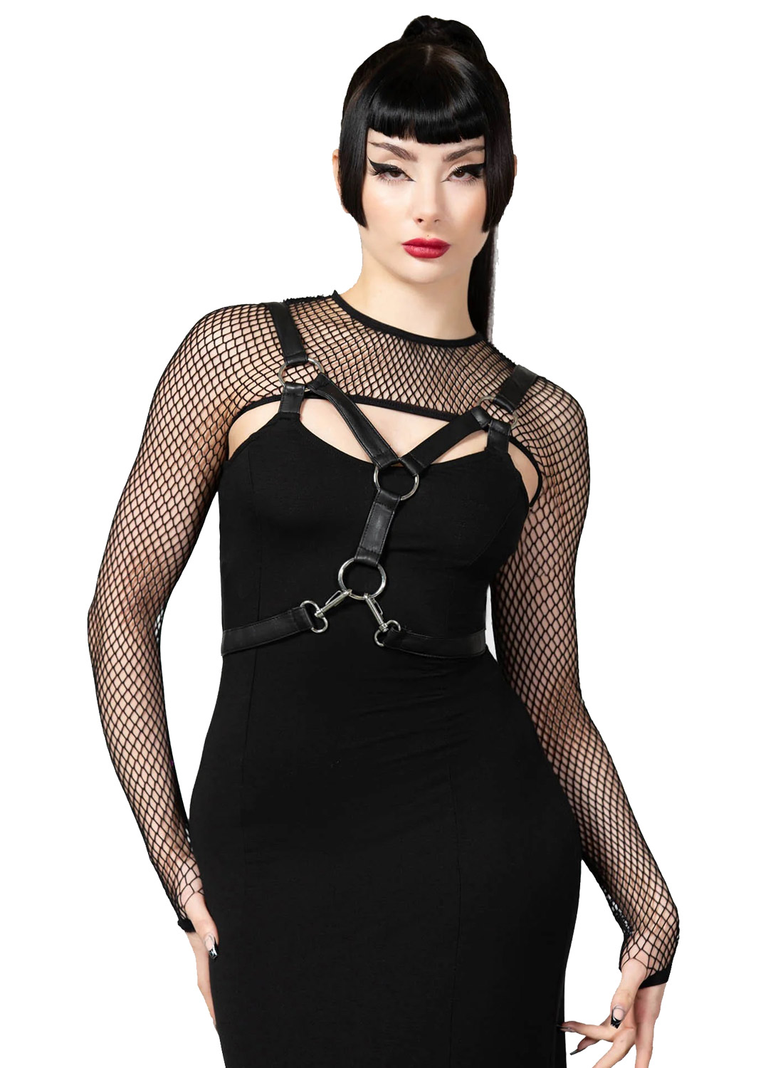 Bite Me Fishnet Bolero Top.