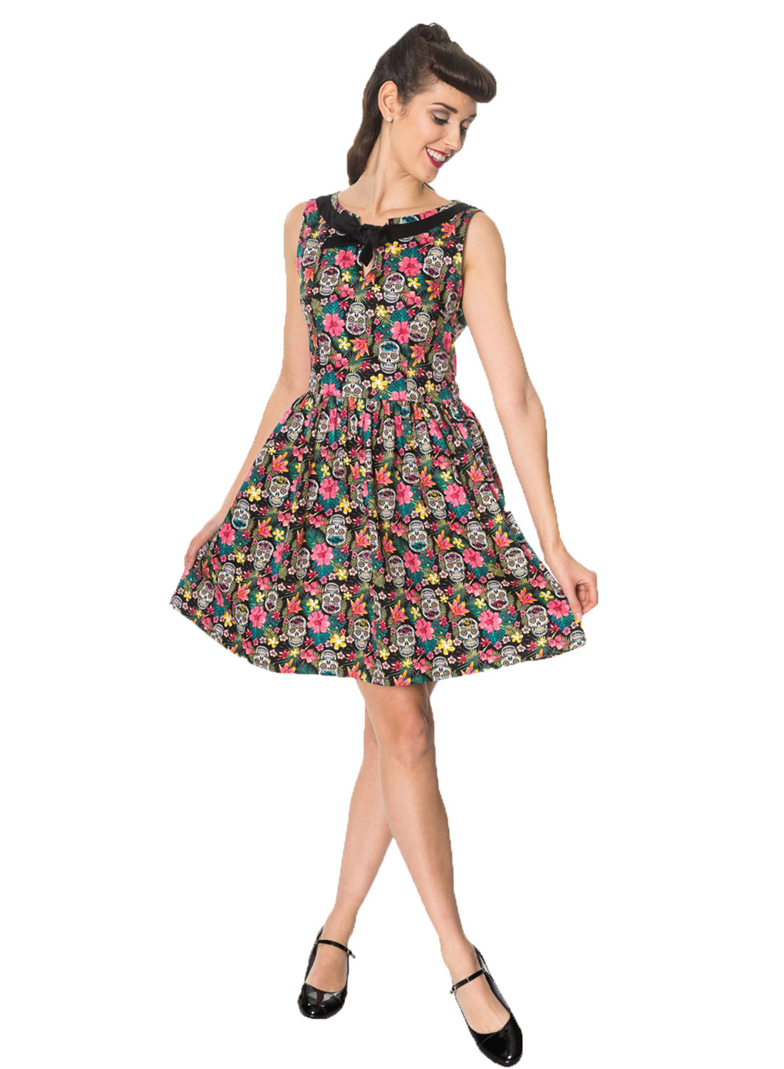 Brooke Candy Skull Dress