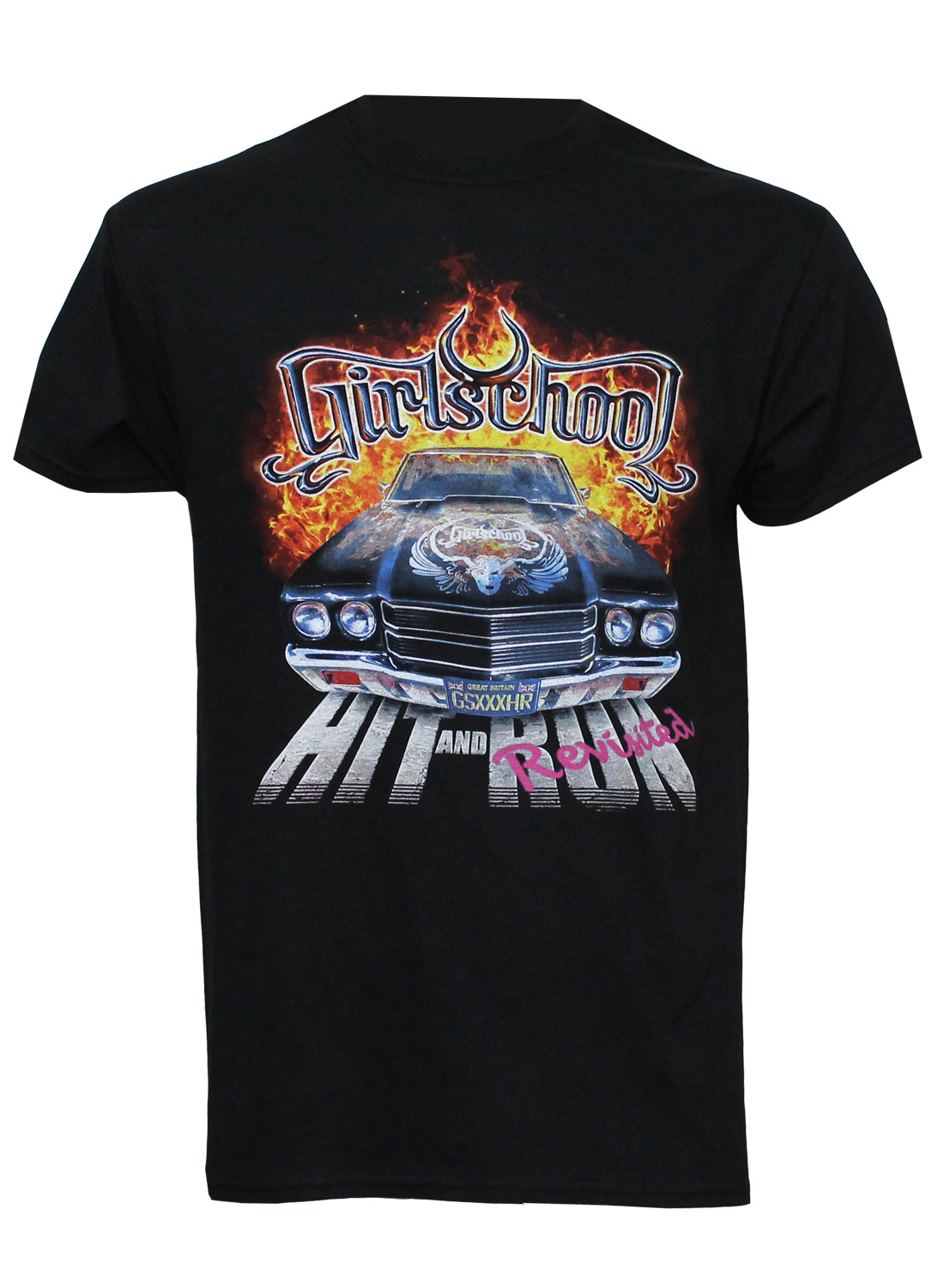 Girlschool Hit And Run T-shirt