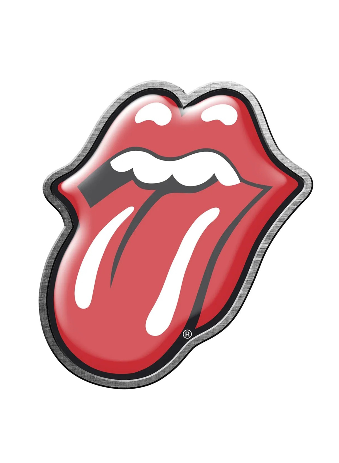 Rolling Stones Tongue Metal Pin Badge