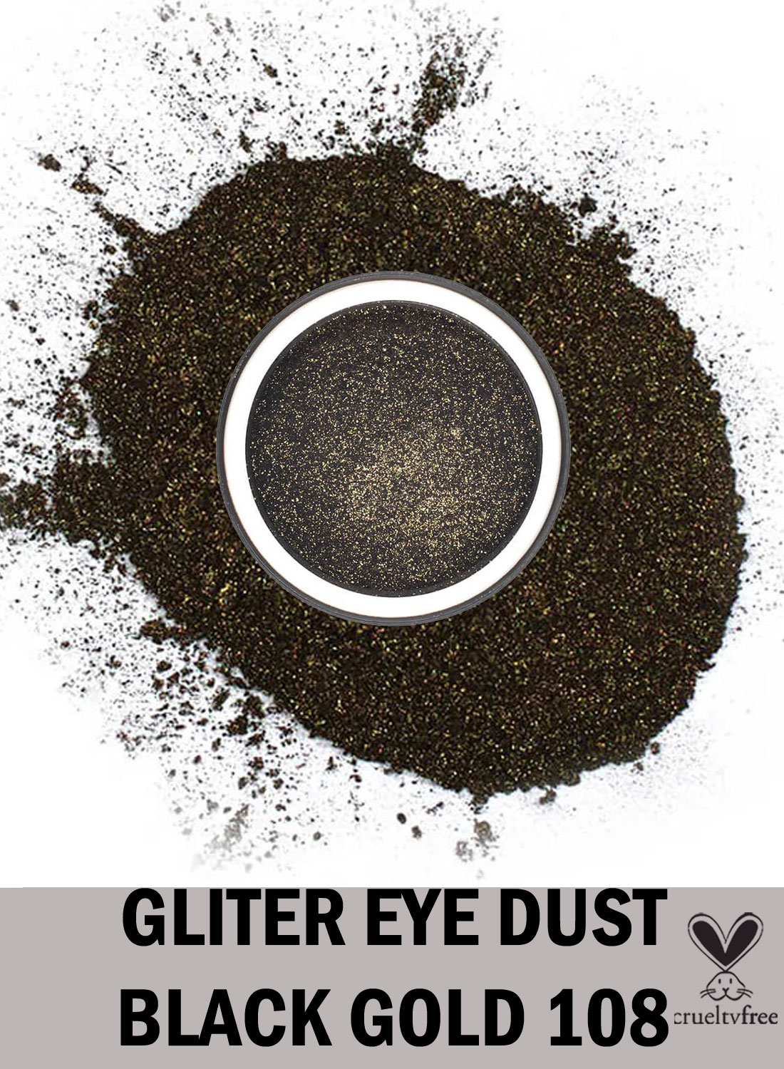 Stargazer Gliter Eye Dust Black Gold