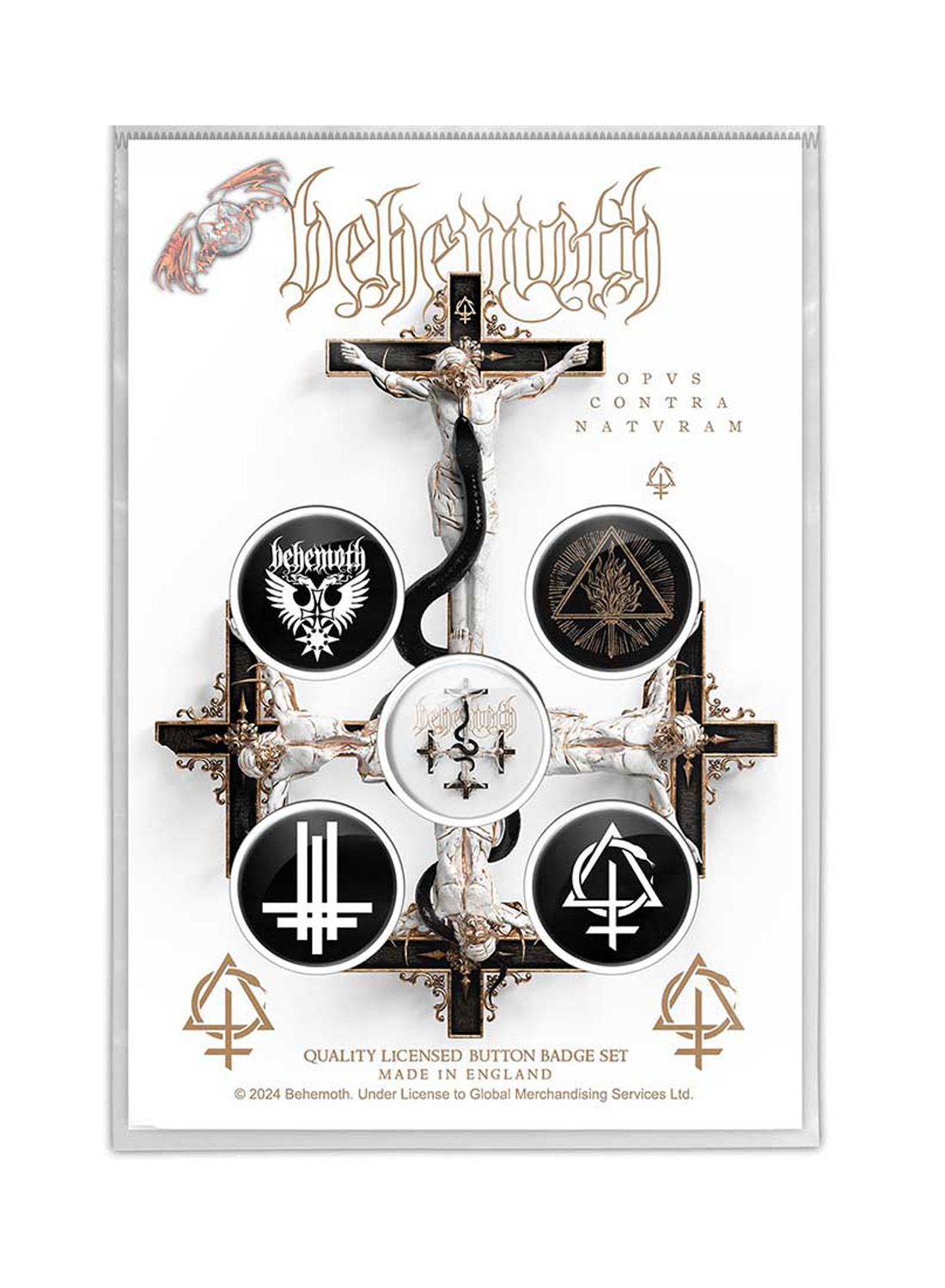 Behemoth Opvs Contra Natvram Badge Pack