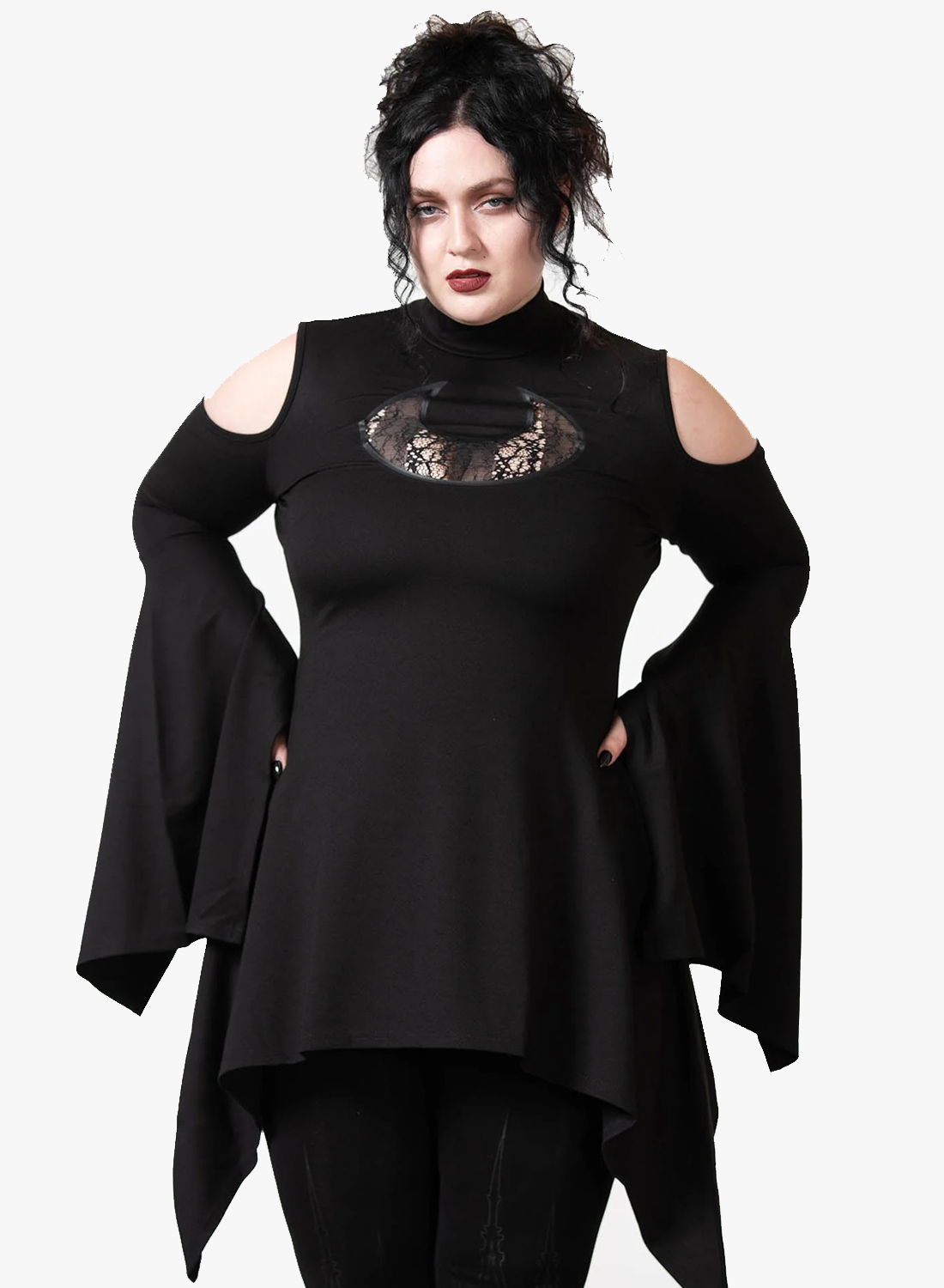 Moonshine Cold Shoulder Top