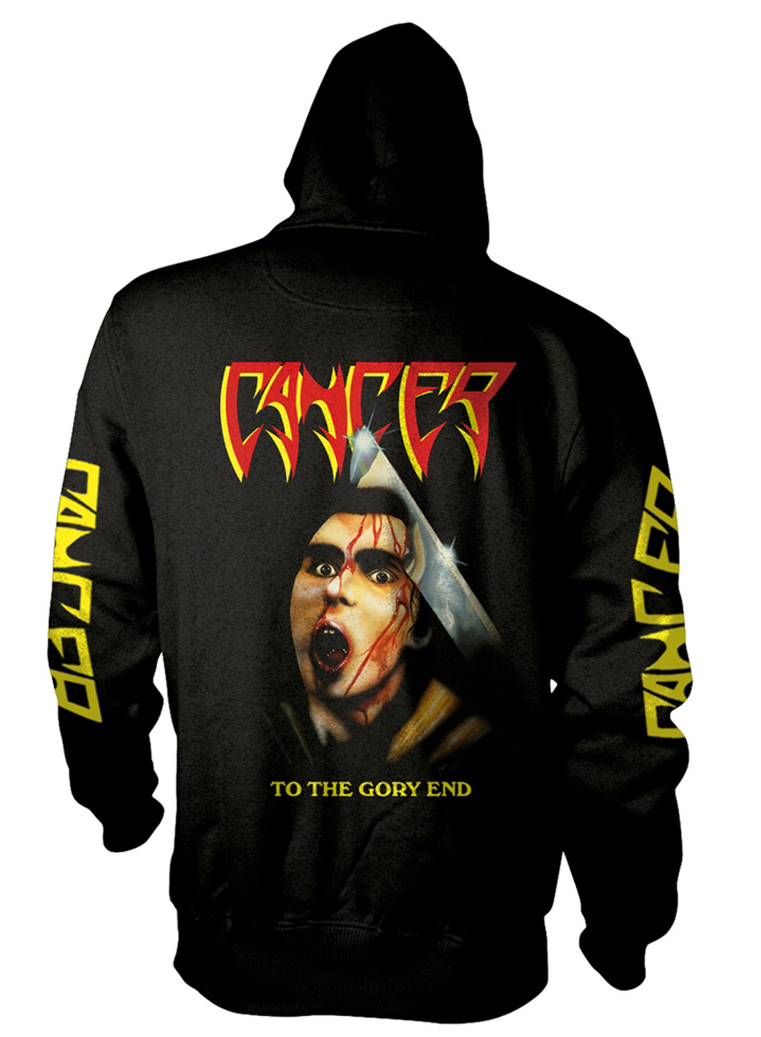 Cancer To The Gory End Zip Hoodie