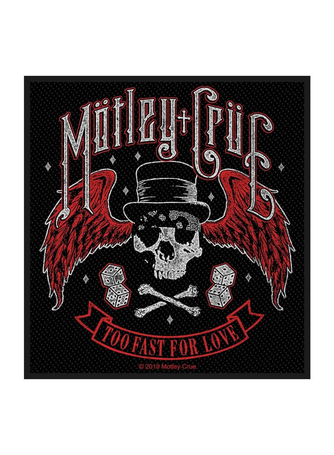 Mötley Crue Too Fast For Love Patch