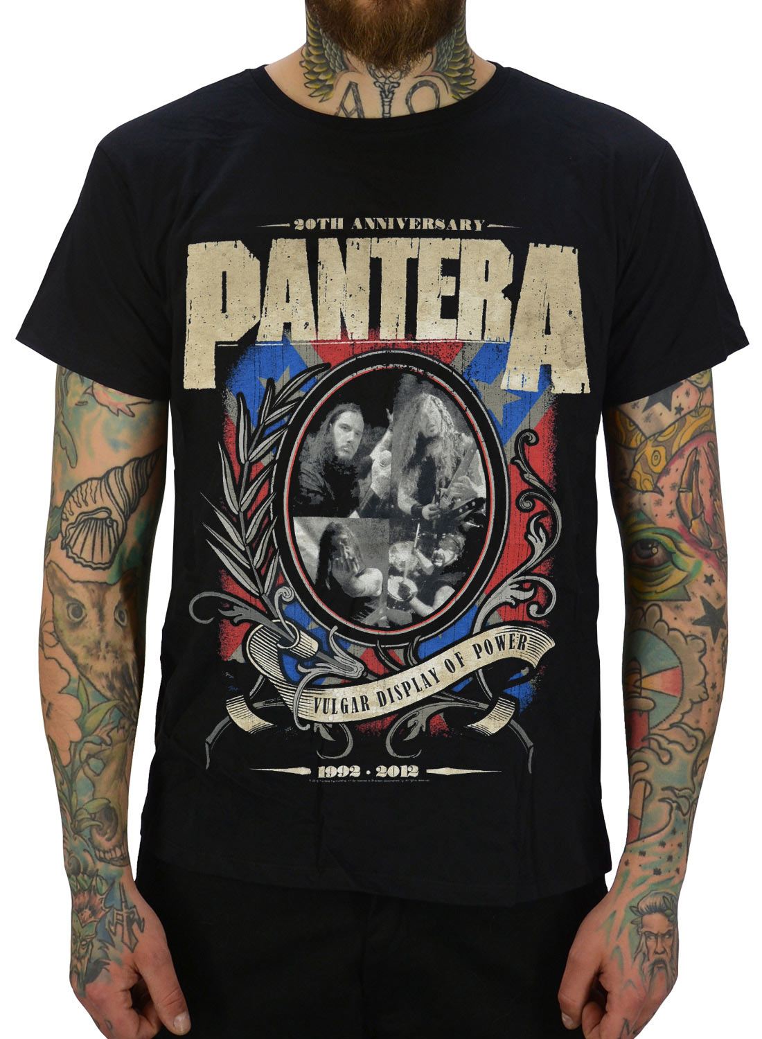 Pantera Anniversary Shield T-shirt
