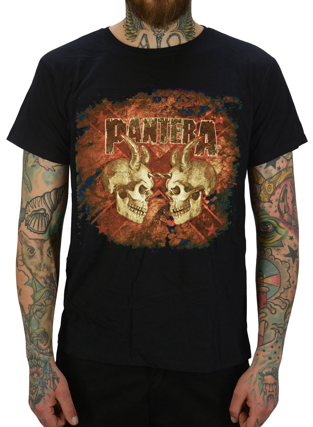 Pantera Double Skull T-Shirt