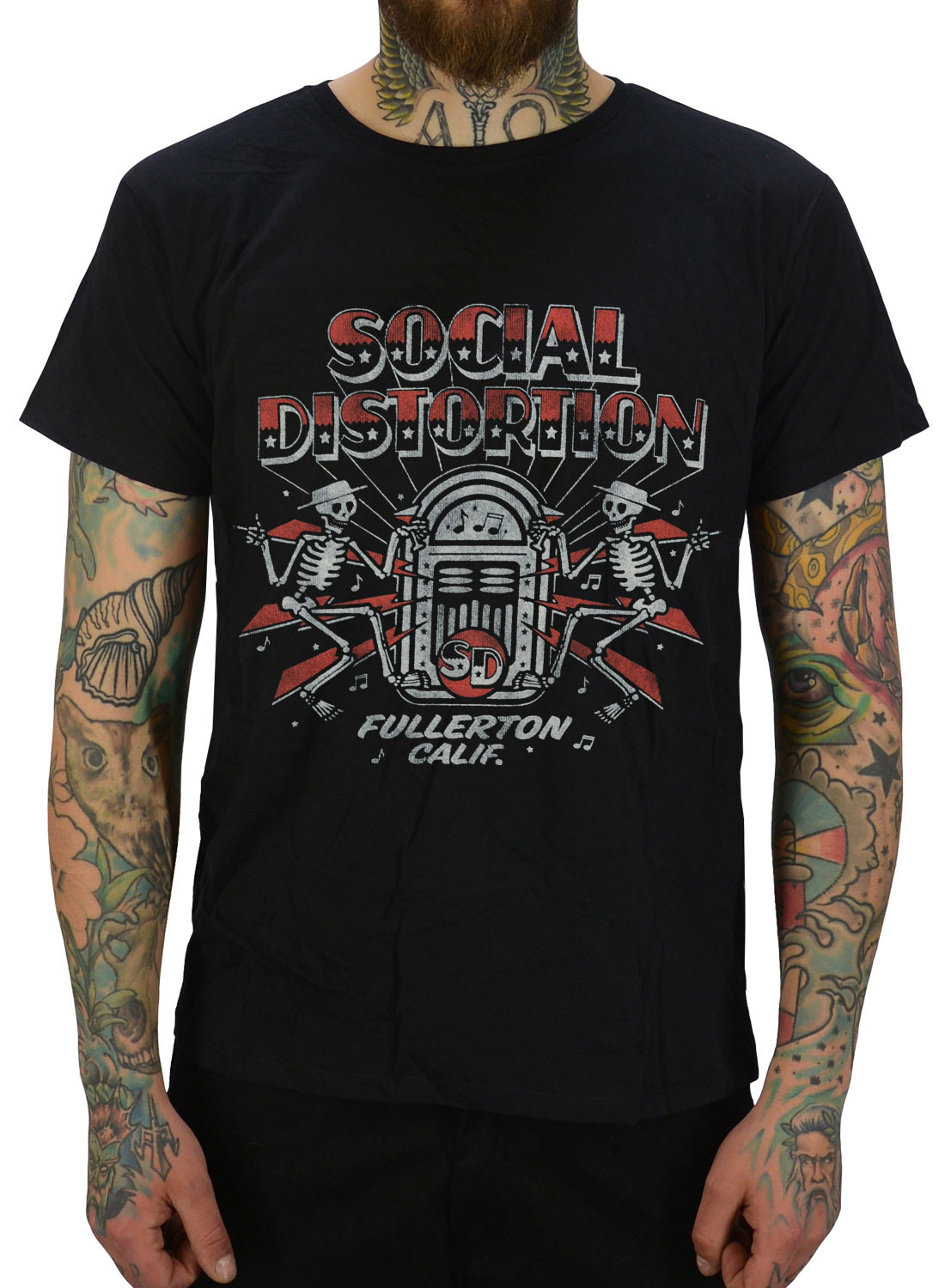 Social Distortion Jukebox Skelly T-shirt