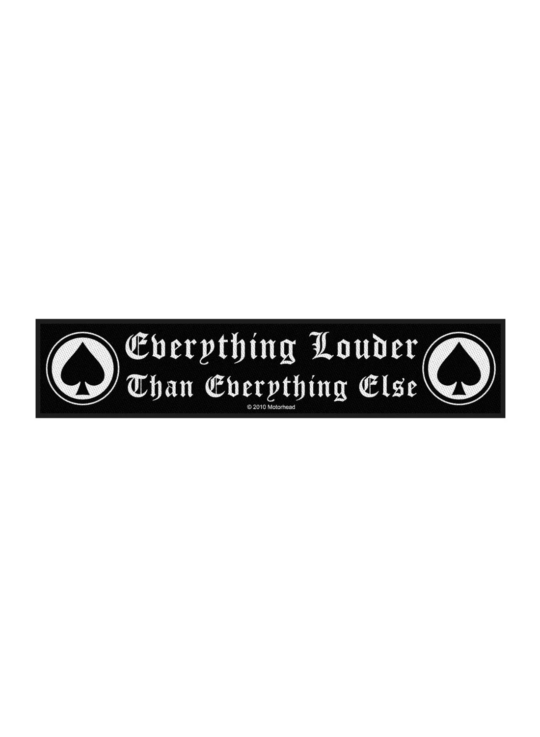 Motörhead Everything Louder Long Patch