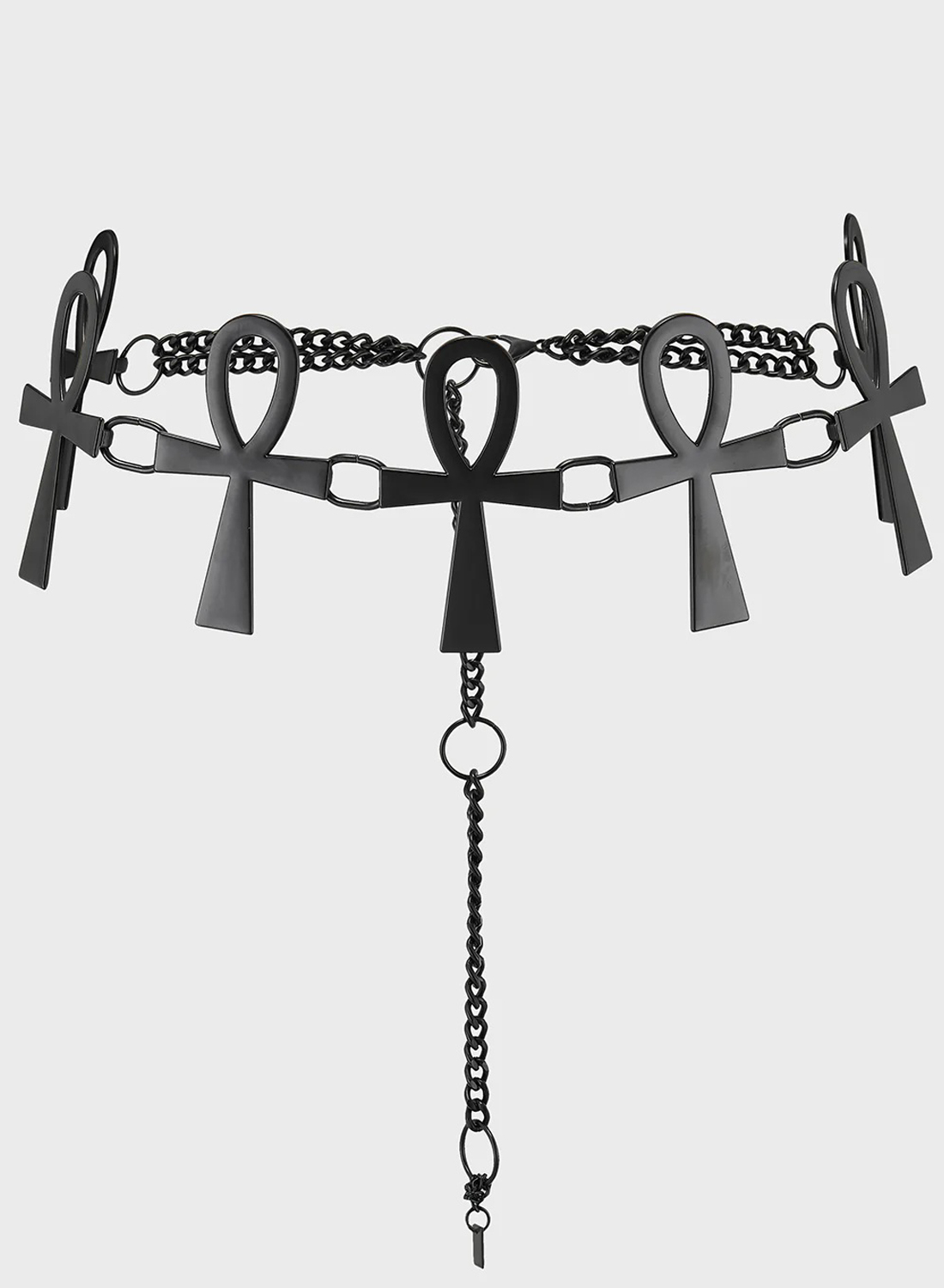 Killstar Ankh Belt Black