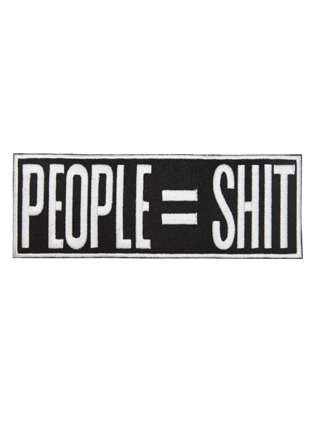 People Shit Embroidered patch